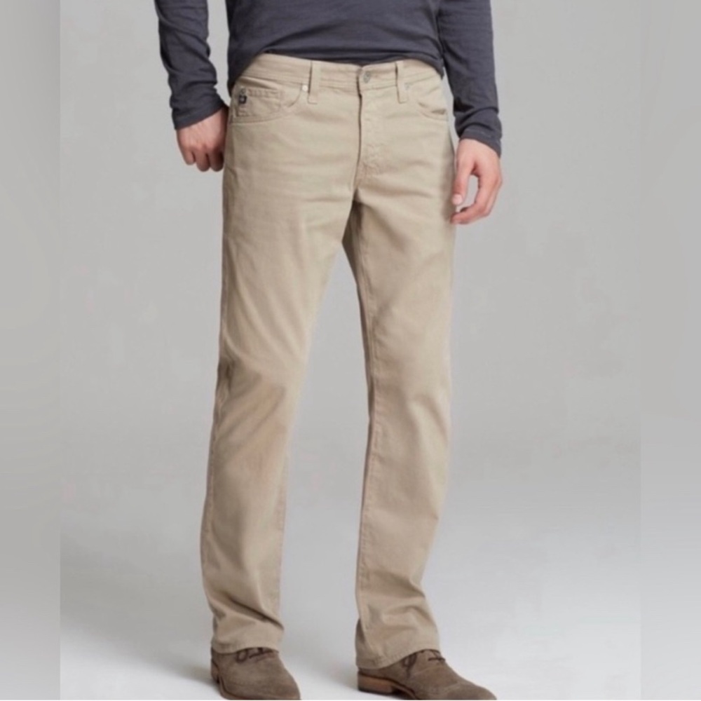 Adriano Goldschmied The Protege Straight Leg Tan Mens Size 36x34